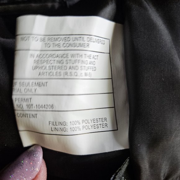 Men's Winter Leather Jacket With Detachable Under Vest And Collar Size XL Tag On - Picture 13 of 16